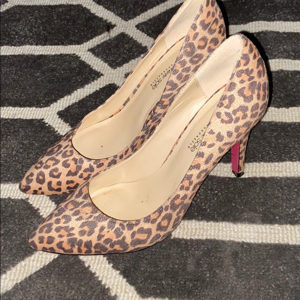 Leopard heels